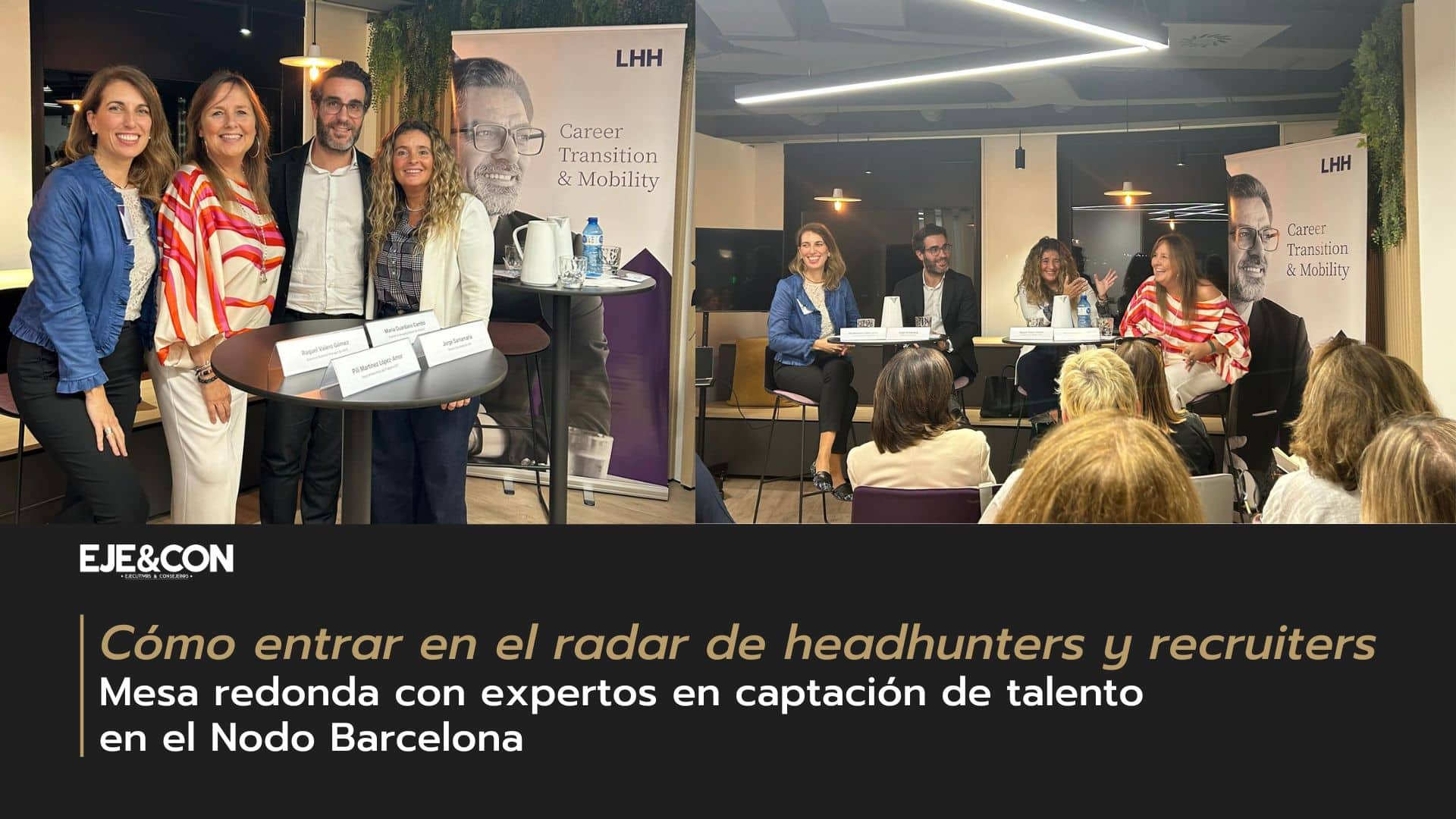 Mesa redonda en Barcelona del Programa DET: cómo entrar en el radar de headhunters y recruiters